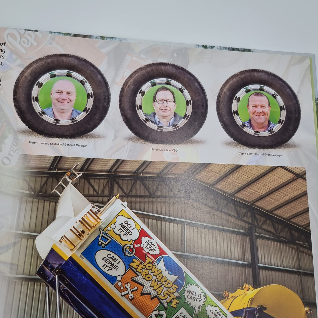 The Driver, Australia and New Zealand on the back of a truck