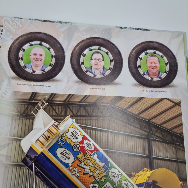 The Driver, Australia and New Zealand on the back of a truck