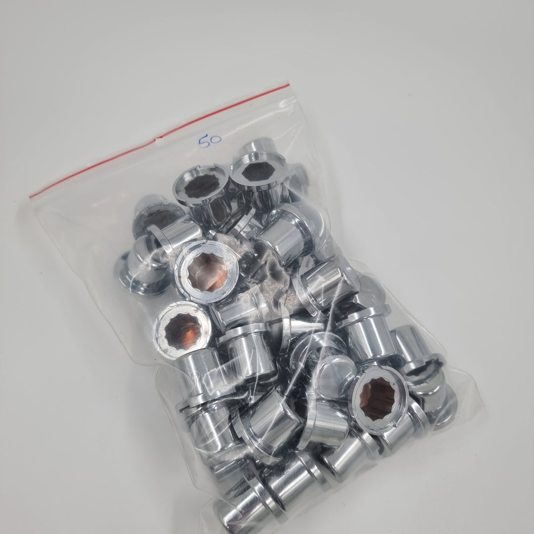 11/16" & 17 MM NUT COVER PLASTIC TOP HAT STYLE