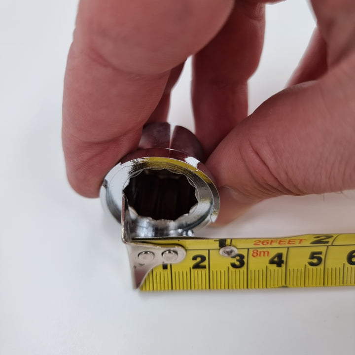 11/16" & 17 MM NUT COVER PLASTIC TOP HAT STYLE