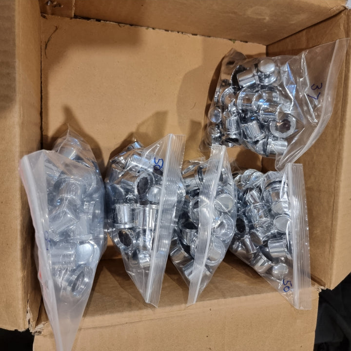 11/16" & 17 MM NUT COVER PLASTIC TOP HAT STYLE