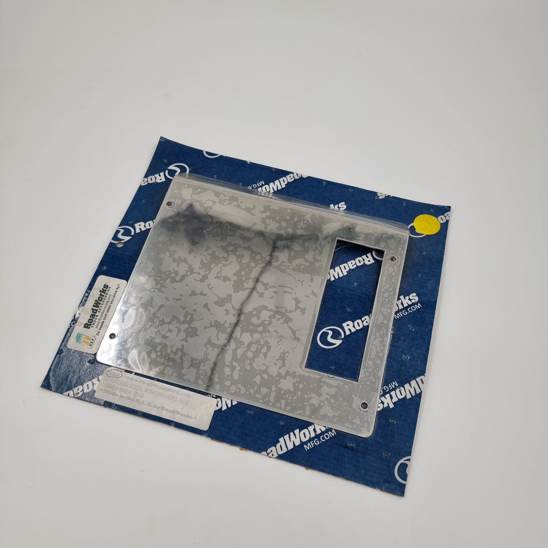 Stainless Steel Western Star H Drivers Side Lower Dash Trim (check side)