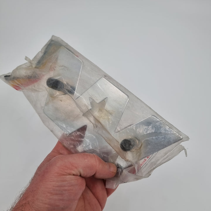 Small Chrome Plated Steel Western Star Cut Out by Grand General USA