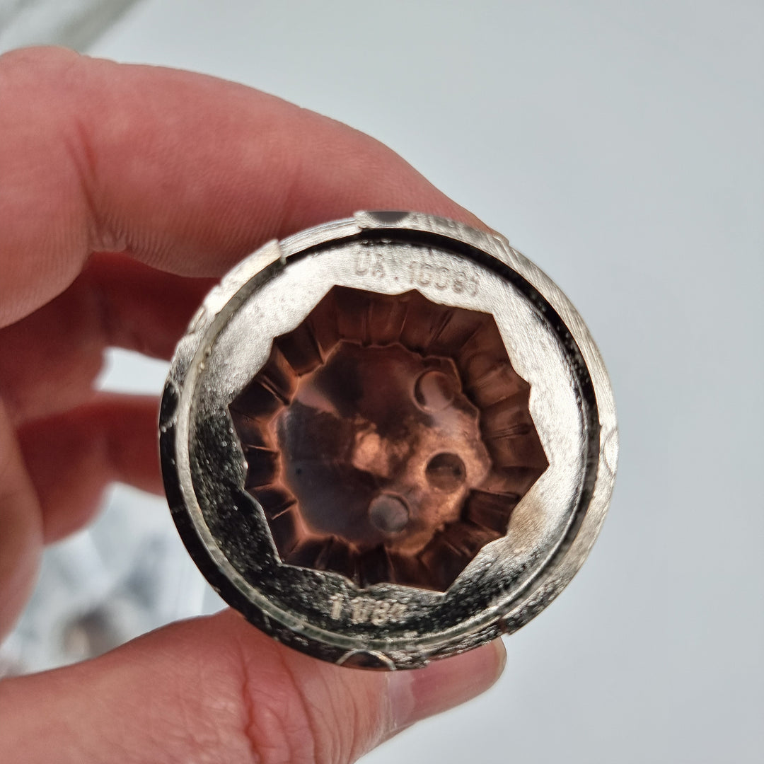 Chassis Bolt Covers, 1 1/8" Chrome Plastic (wont rust) Each