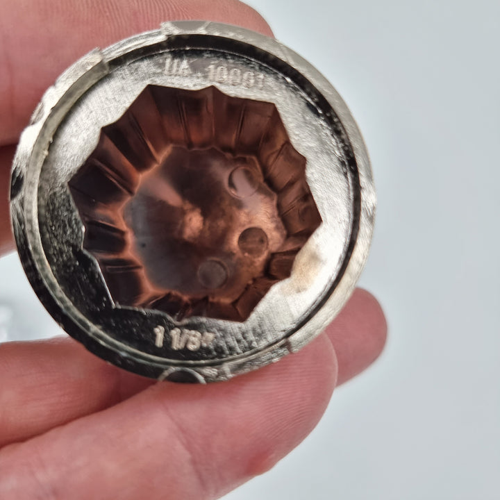 Chassis Bolt Covers, 1 1/8" Chrome Plastic (wont rust) Each