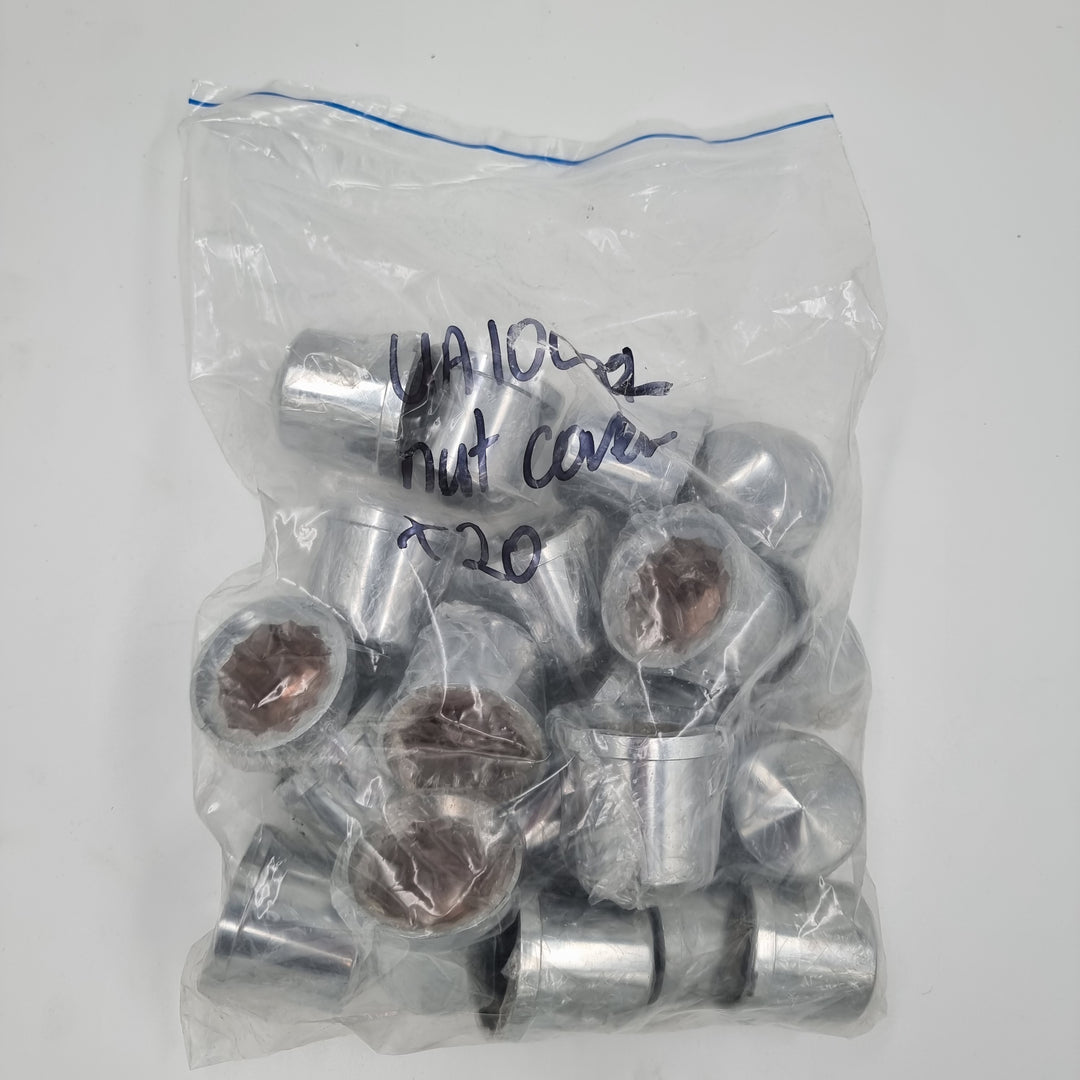 Chassis Bolt Covers, 33mm Chrome Plastic (wont rust)