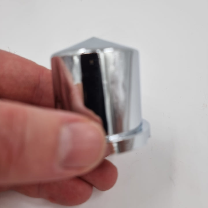 Chassis Bolt Covers, 33mm Chrome Plastic (wont rust)