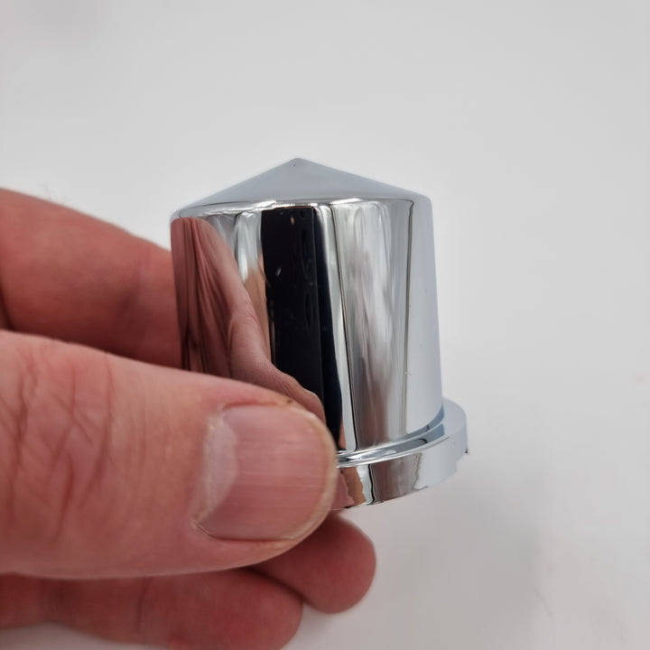 Chassis Bolt Covers, 33mm Chrome Plastic (wont rust)