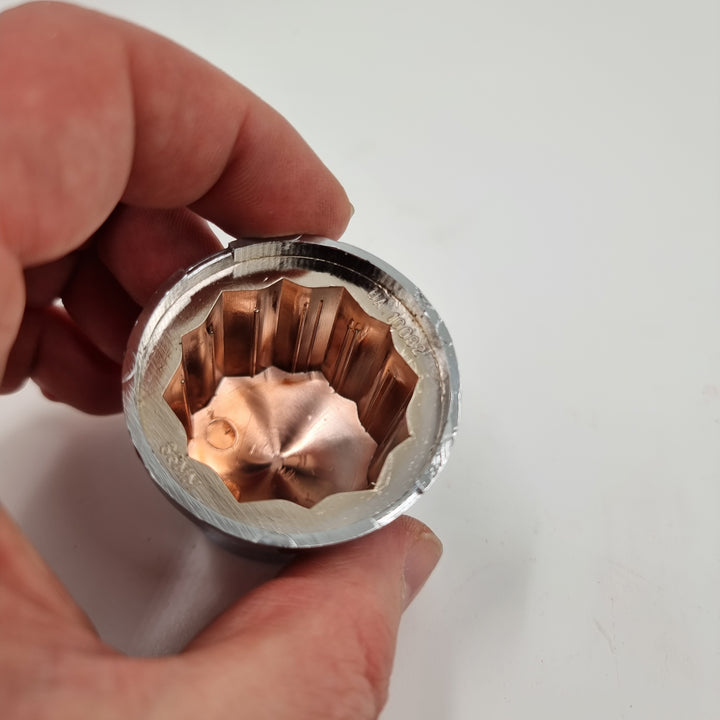 Chassis Bolt Covers, 33mm Chrome Plastic (wont rust)