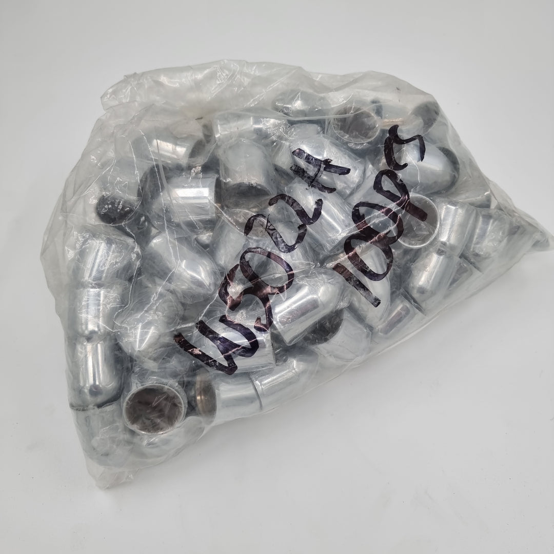 FL 1" X 1 5/8" HUCK BOLT COVER, CHROME PLASTIC