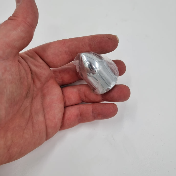 FL 1" X 1 5/8" HUCK BOLT COVER, CHROME PLASTIC