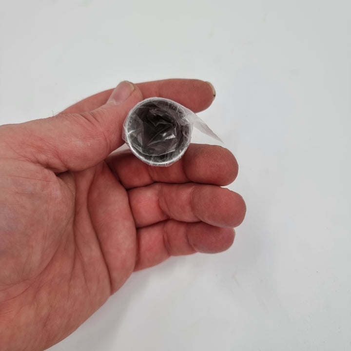 FL 1" X 1 5/8" HUCK BOLT COVER, CHROME PLASTIC