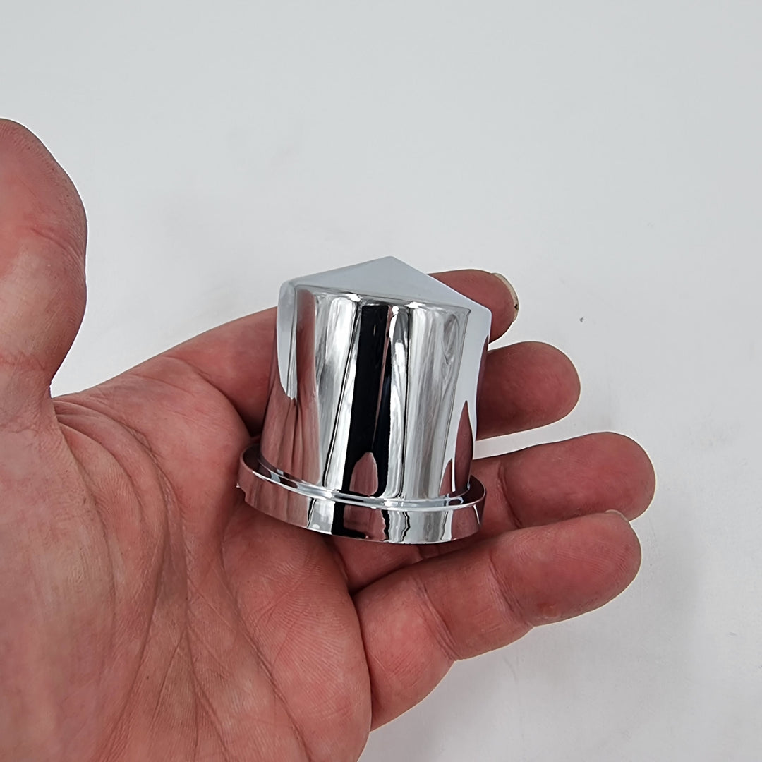 Chassis Bolt Covers, 33mm Chrome Plastic (wont rust)