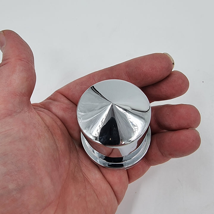 Chassis Bolt Covers, 33mm Chrome Plastic (wont rust)