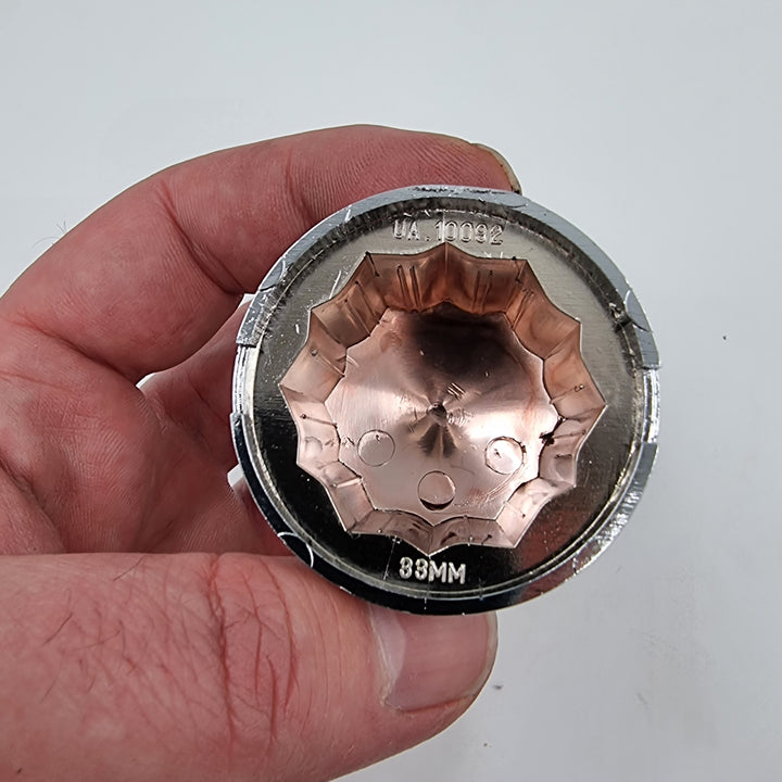 Chassis Bolt Covers, 33mm Chrome Plastic (wont rust)