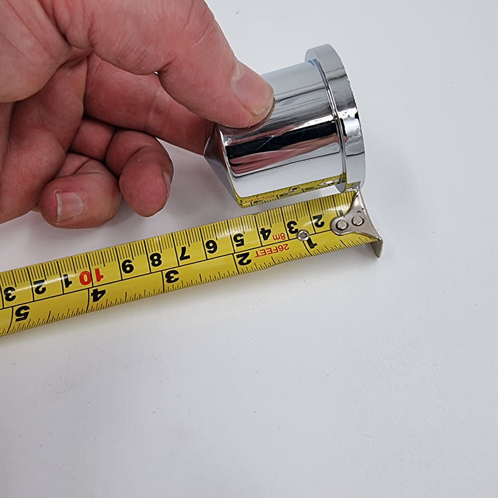 Chassis Bolt Covers, 33mm Chrome Plastic (wont rust)