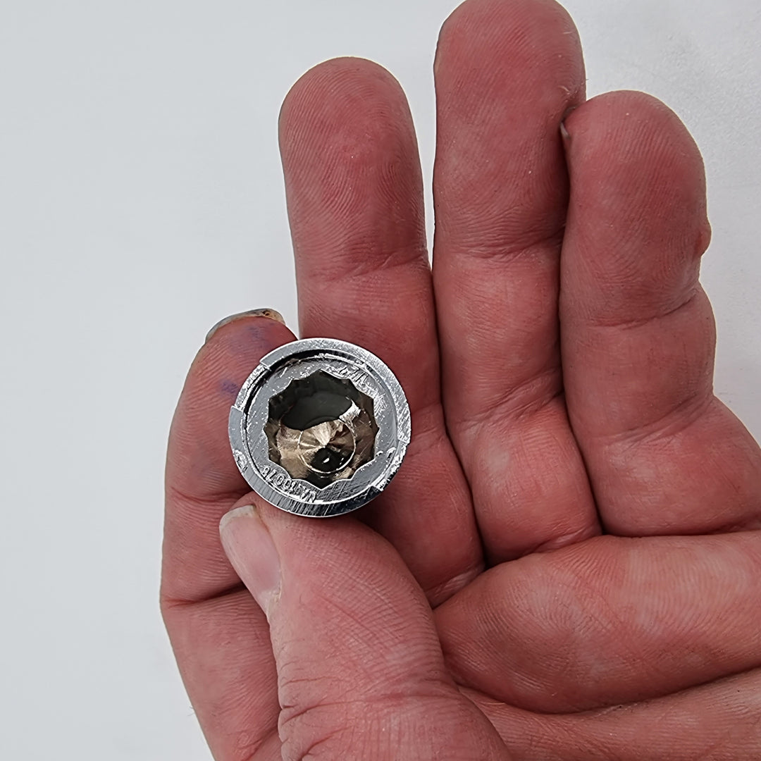 Crome Nut Cover for 1/2 Inch (=12.7mm)