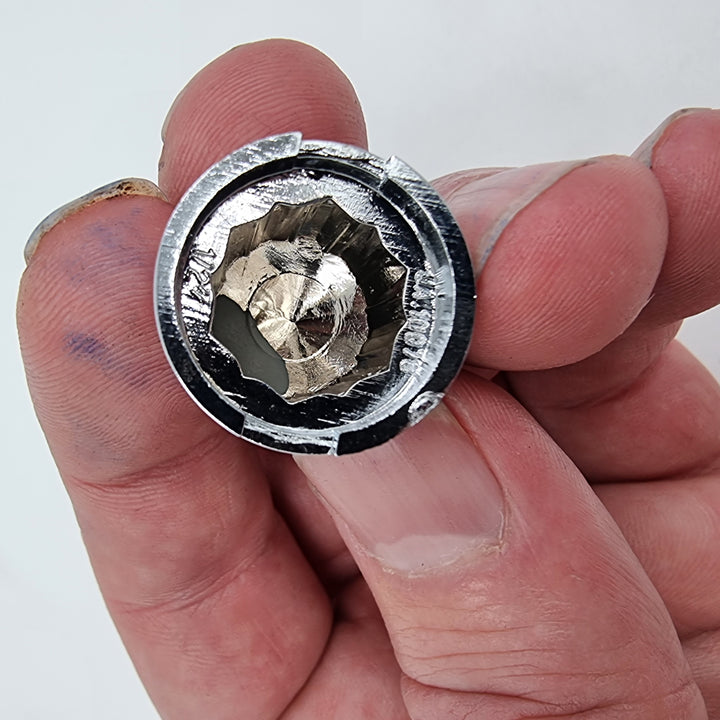 Crome Nut Cover for 1/2 Inch (=12.7mm)