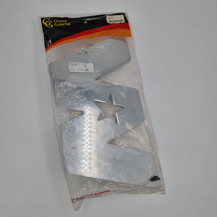 Large Chrome Plated Steel Western Star Cut Out by Grand General USA