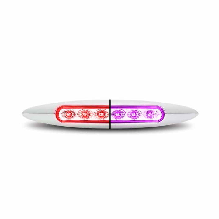 6" DUAL RED TO PURPLE AUX. MARKER LIGHT