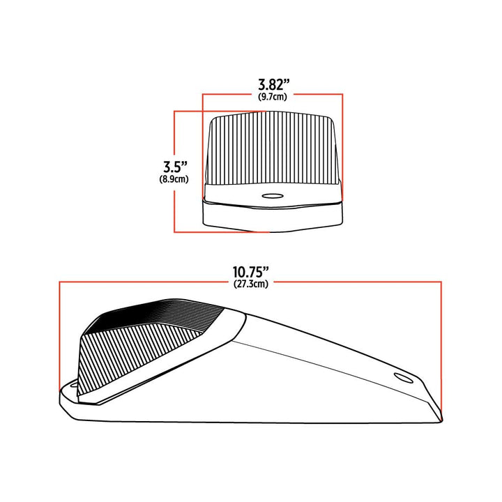 Kenworth Cab Dual Revolution LED with Housing (Amber/Blue) (42 Diodes)