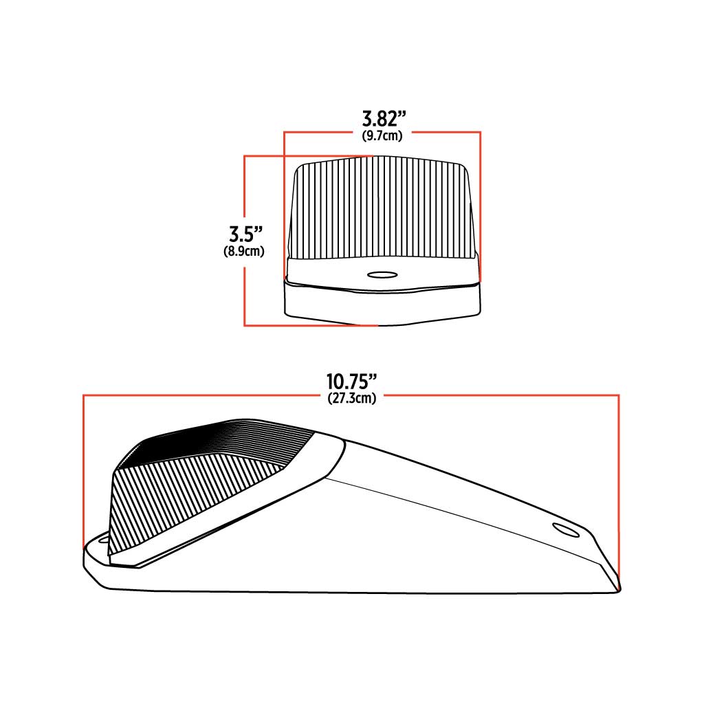 Kenworth Cab Dual Revolution LED with Housing (Amber/Purple) (42 Diodes)
