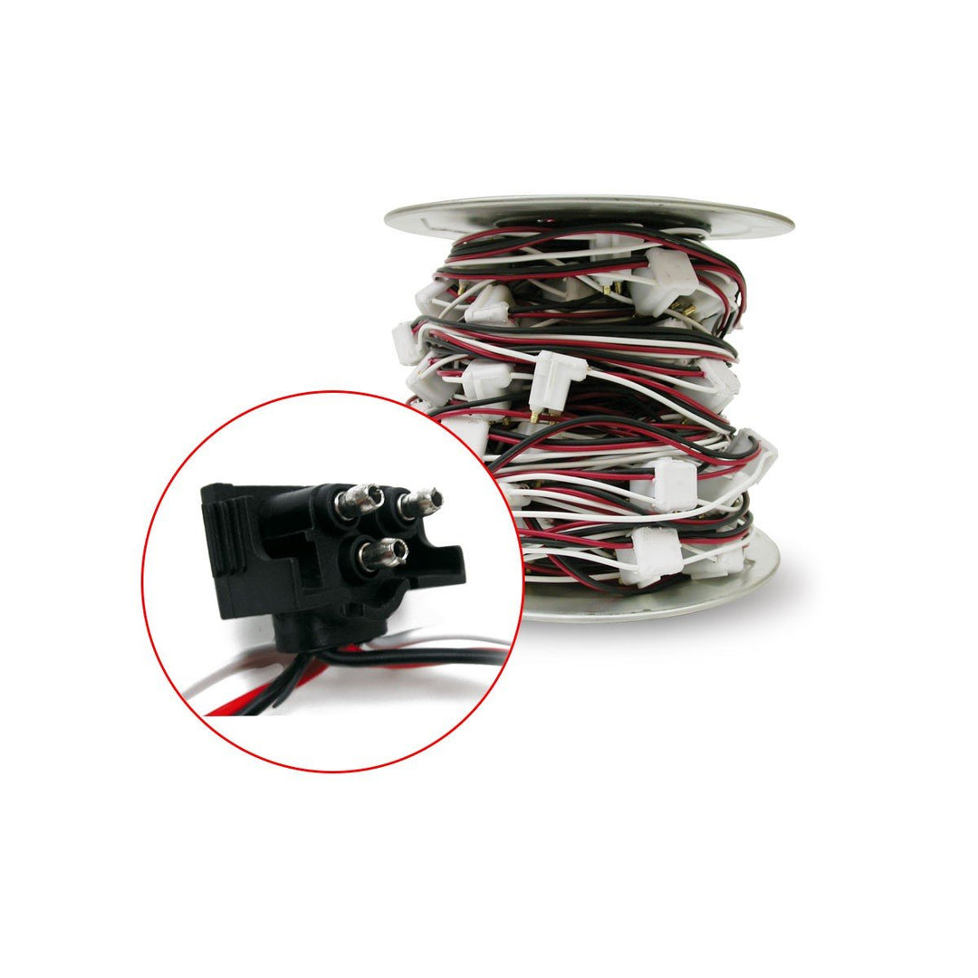 3 Prong 100 ft Roll Wire Harness with 12 Spacing (92 Plugs)"