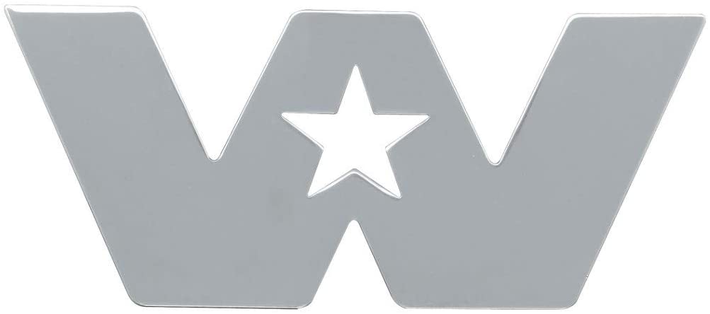 Small Chrome Plated Steel Western Star Cut Out by Grand General USA