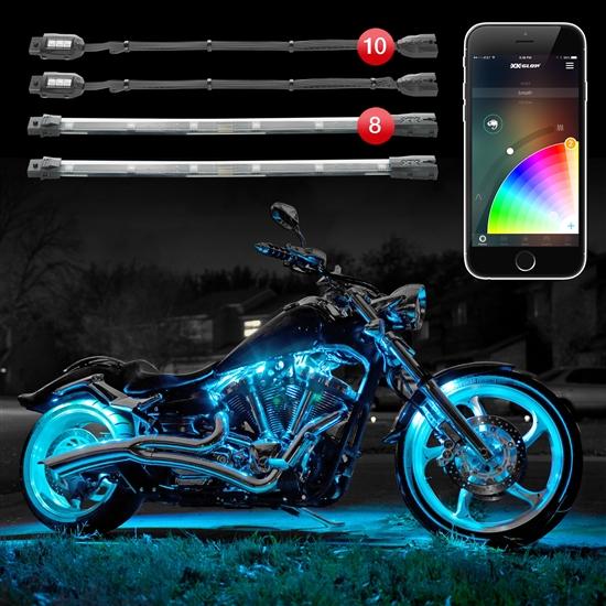 Moto Lighting Kits - XK Glow, App Controlled