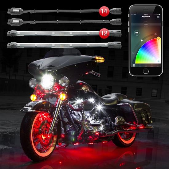 Moto Lighting Kits - XK Glow, App Controlled