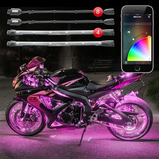 Moto Lighting Kits - XK Glow, App Controlled