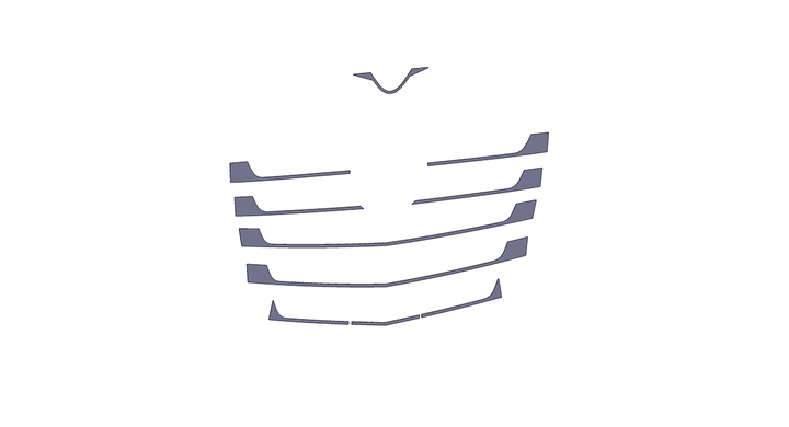 Mercedes Actros Front Grill Kit (Upper Mask Kit)