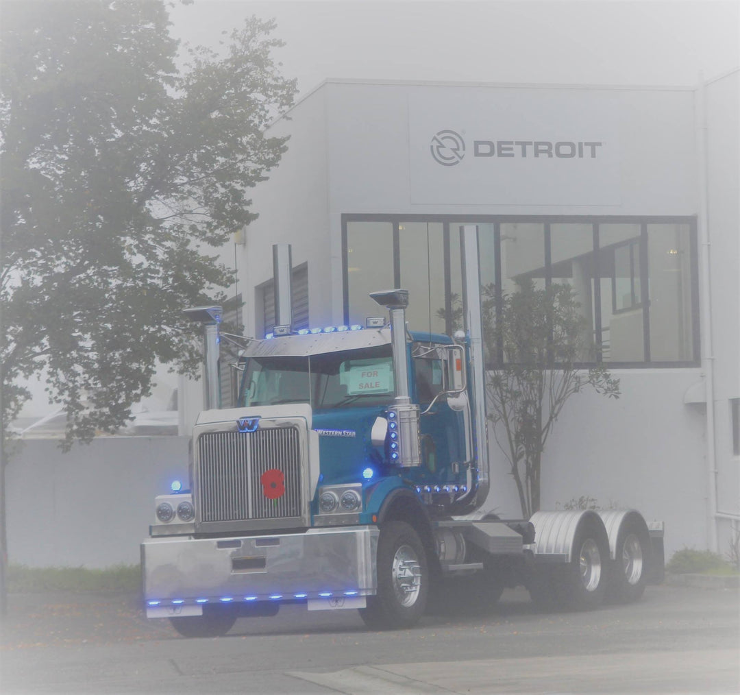 2" Dual Flatline Amber/Blue LED (9 Diodes)