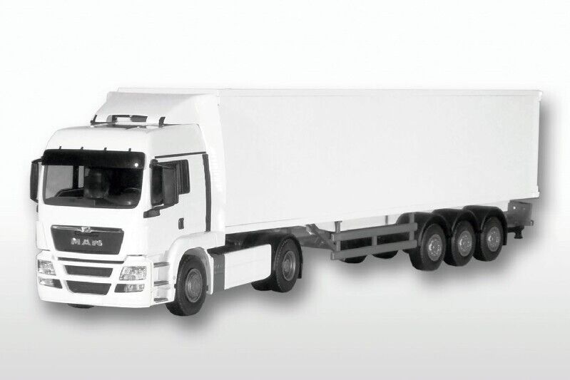 NEW Model Truck - MAN TGS LX Box Van Semitrailer