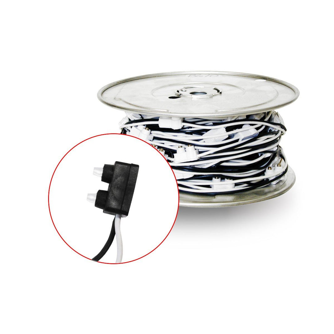 2 Prong 100 ft Roll Wire Harness with 8" Spacing (131 Plugs)"