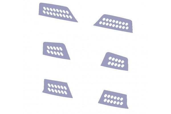 Volvo FH4 Cabin Steps Cover | six pieces (three left side and three right side)