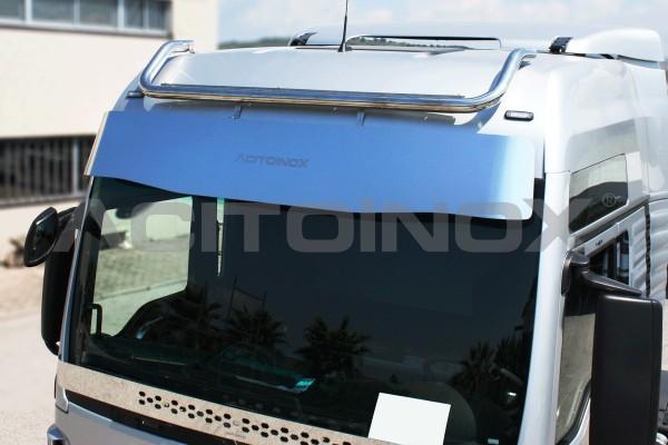 MAN Euro 6 TGX  Sunvisor High Shine Stainless Steel Aero