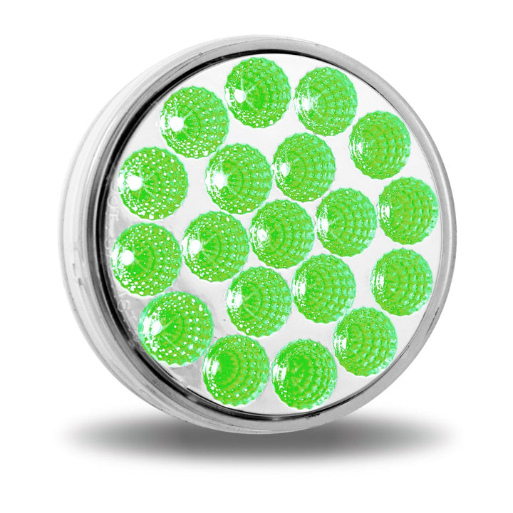 4" DUAL REVOLUTION AMBER MARKER TO GREEN AUXILIARY LED LIGHT