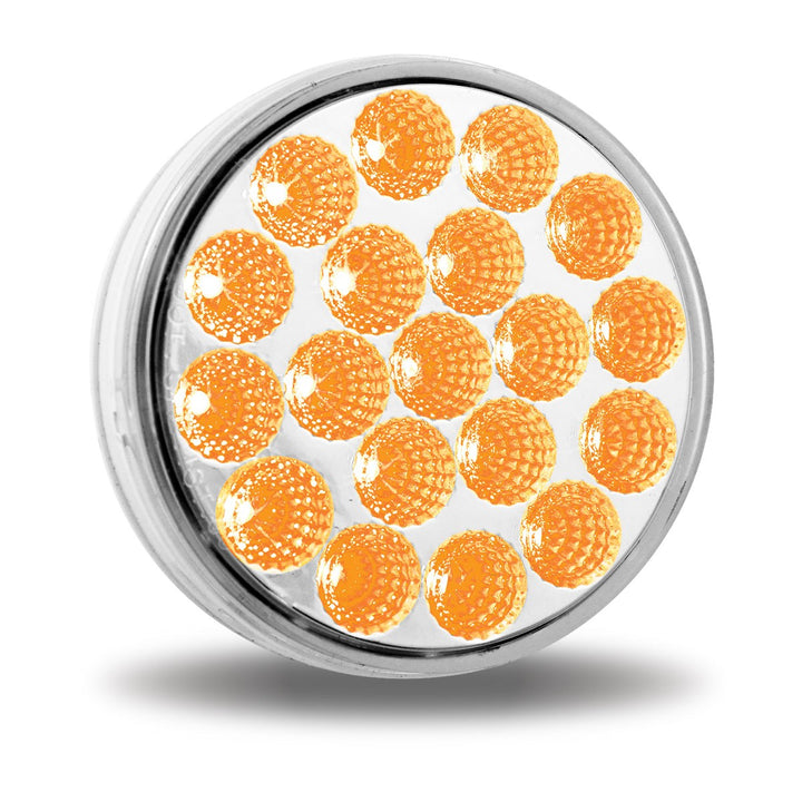 4" DUAL REVOLUTION AMBER MARKER TO GREEN AUXILIARY LED LIGHT