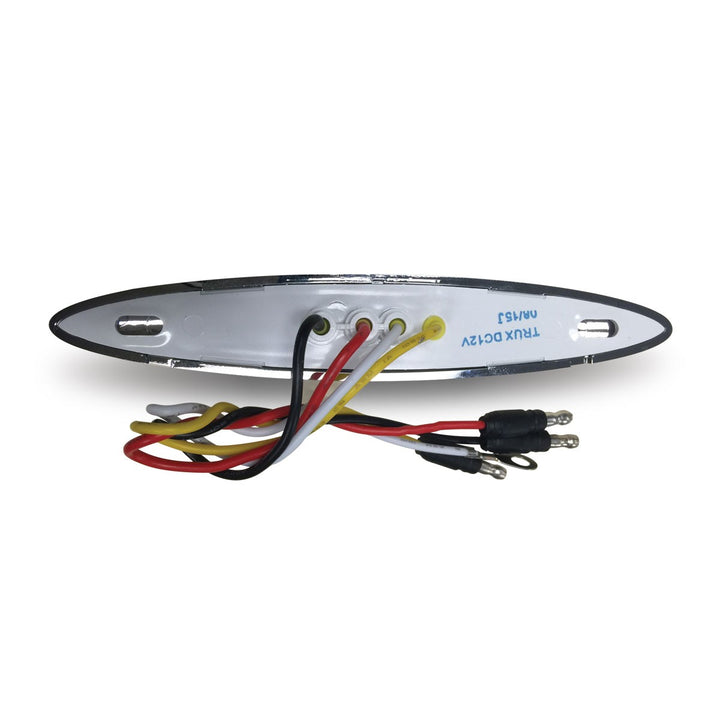 6" Slim Dual Flatline Red Marker to Purple Auxiliary LED Light