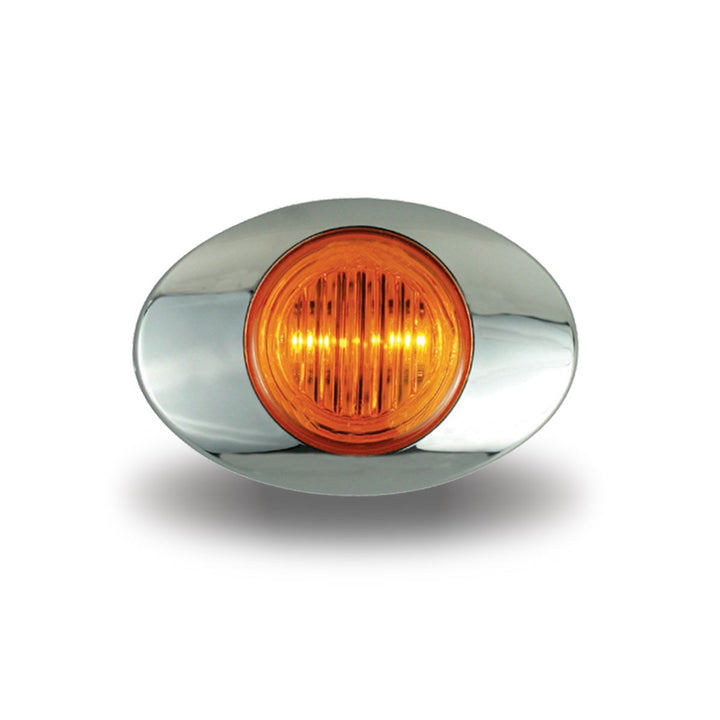 3" X 2" Marker light - Amber lens - (2l LED's) 12V