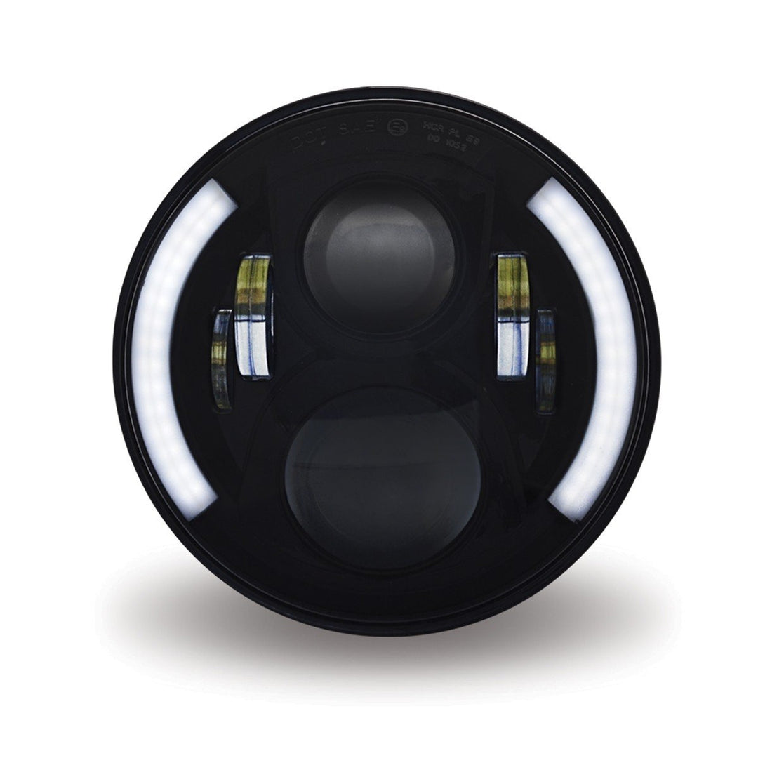 7" Round LED Headlight with Adapter Plug (3200 Lumens) - DOT Approved