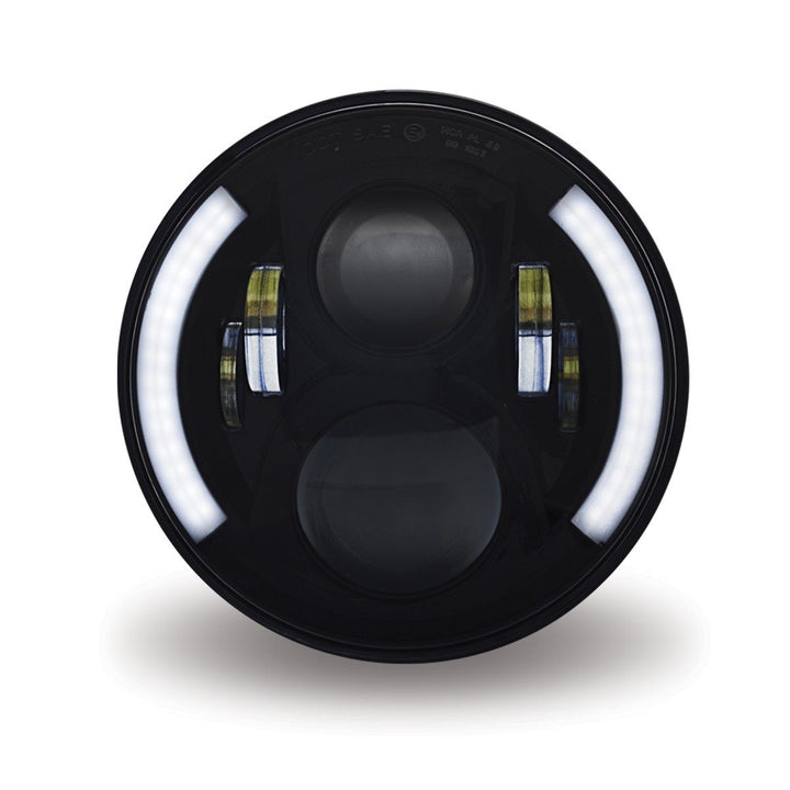 7" Round LED Headlight with Adapter Plug (3200 Lumens) - DOT Approved