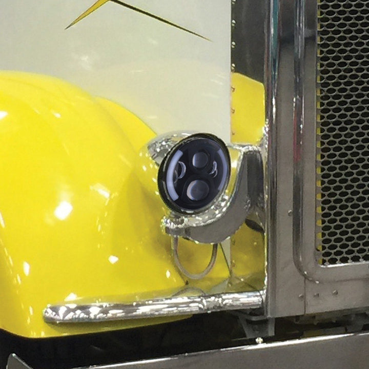 7" Round LED Headlight with Adapter Plug (3200 Lumens) - DOT Approved