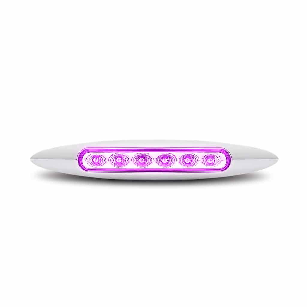 6" DUAL AMBER TO PURPLE AUX. MARKER LIGHT