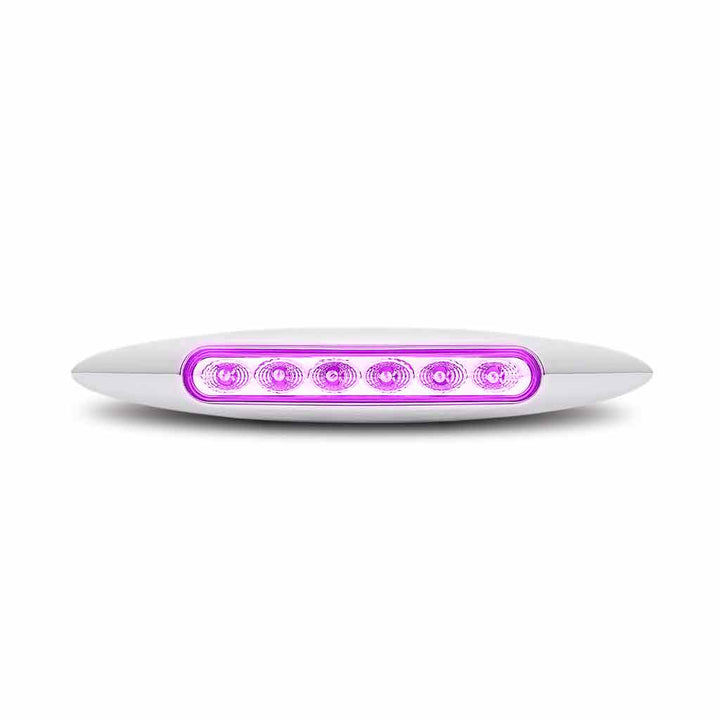 6" DUAL AMBER TO PURPLE AUX. MARKER LIGHT