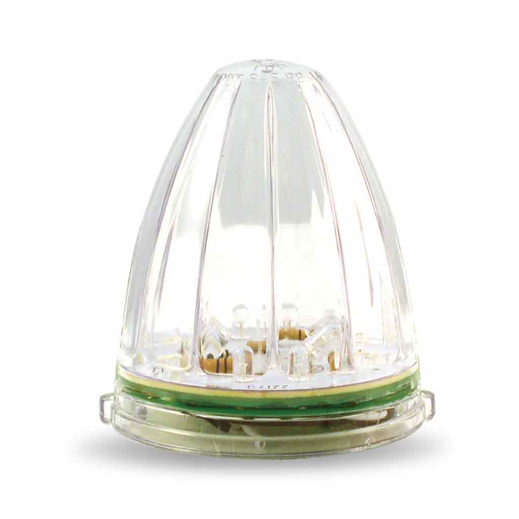Peterbilt Bullet Cab Clear Amber LED (19 Diodes)